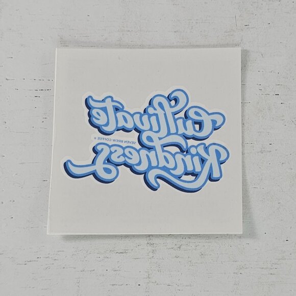 7 Brew Coffee Temporary Tattoos Set Of 2 Rise & Grind Cultivate Kindness - Picture 6 of 6